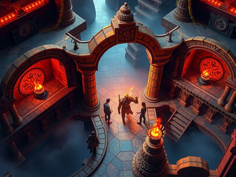Enchanted Odyssey Temple puzzle solving scene